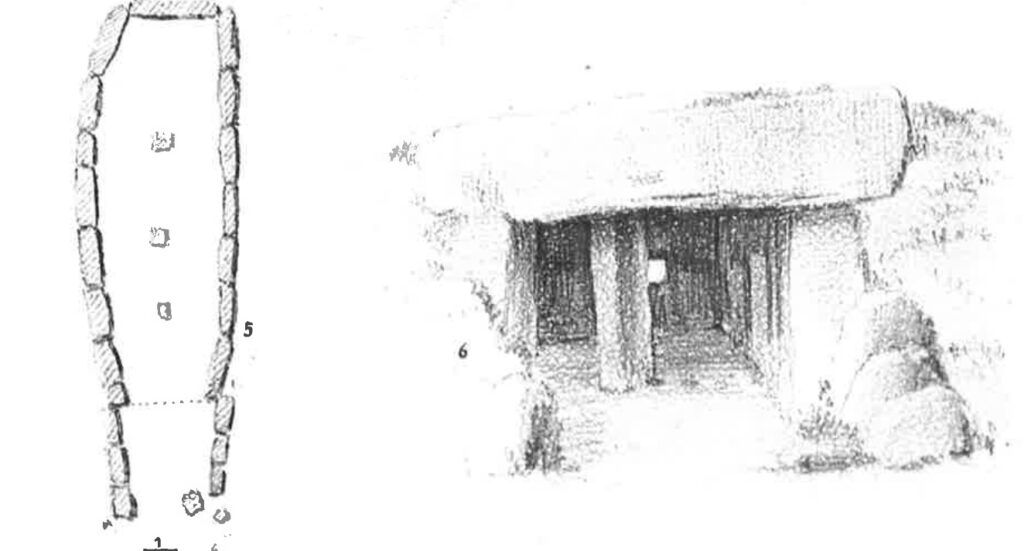 Menga Cartailhac según lámina Siret 54