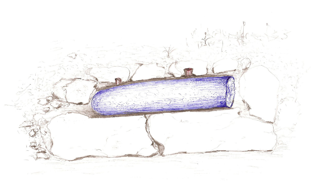 Lo primero es escoger la piedra que vamos a desgajar de la cantera mediante cuñas y el hielo en zonas frías.