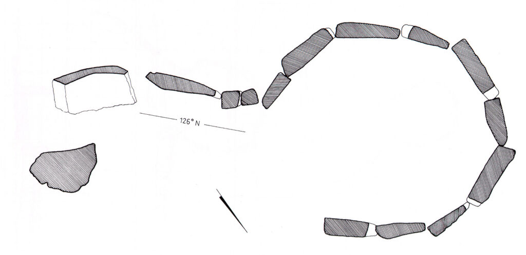 El Dolmen del Prado de las Cruces se encuentra en la localidad de Bernuy Salinero a 10 kilómetros al Oeste de Ávila capital por la carretera de El Espinar. Se trata de los restos de una cámara u varias lajas del corredor.