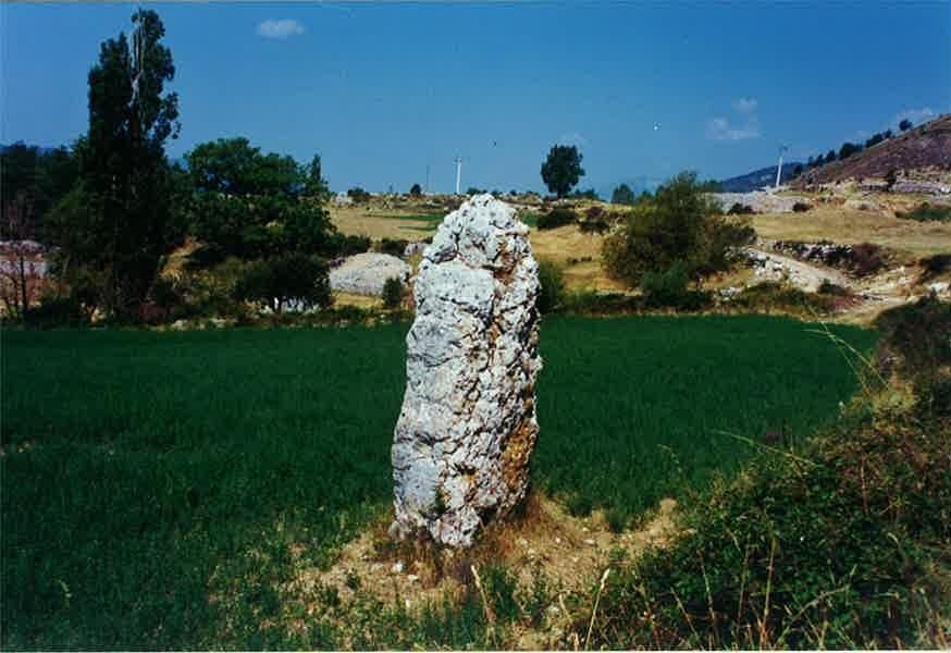 Menhir de Merli en Huesca.
