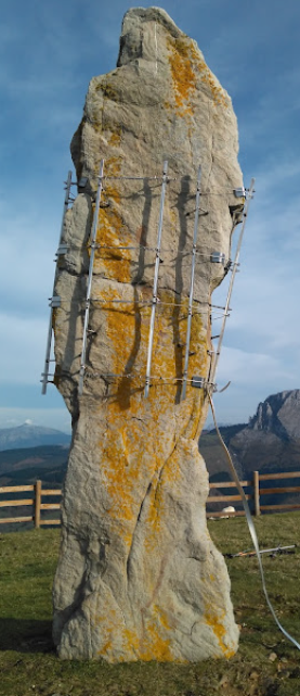 El Menhir de Kurtzegan está muy proximo al Monte Orozko.