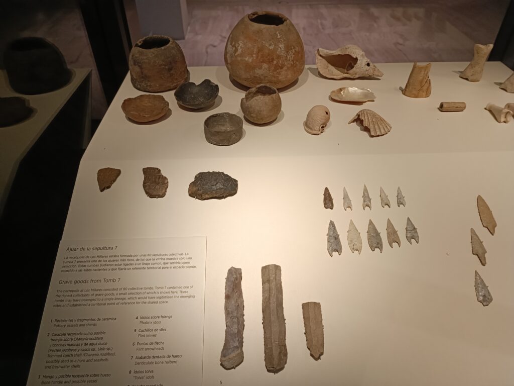 Siret. Los Millares. Desde su descubrimiento Los Millares han sido una gran fuente de material arqueológico-