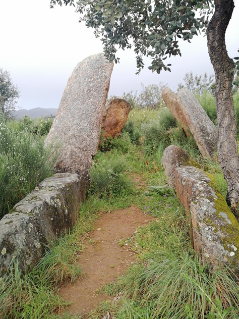 Dolmen de Cajirón I en la actualidad.