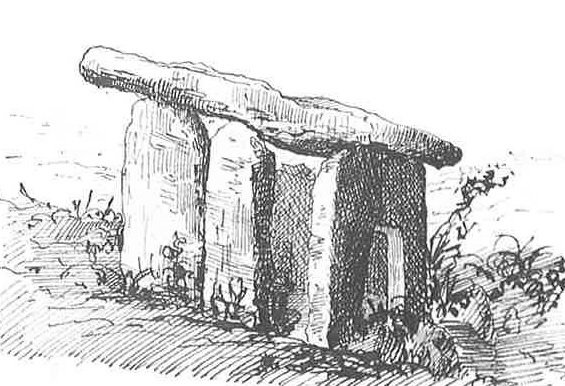 Dolmen de Las Ascensias en Gor según Góngora. Lámina 53 Siret.