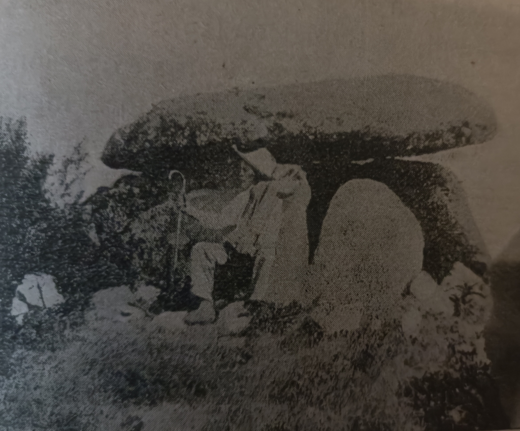 Primera Foto del dolmen Casa Encantada Pinyana Lleida 1912