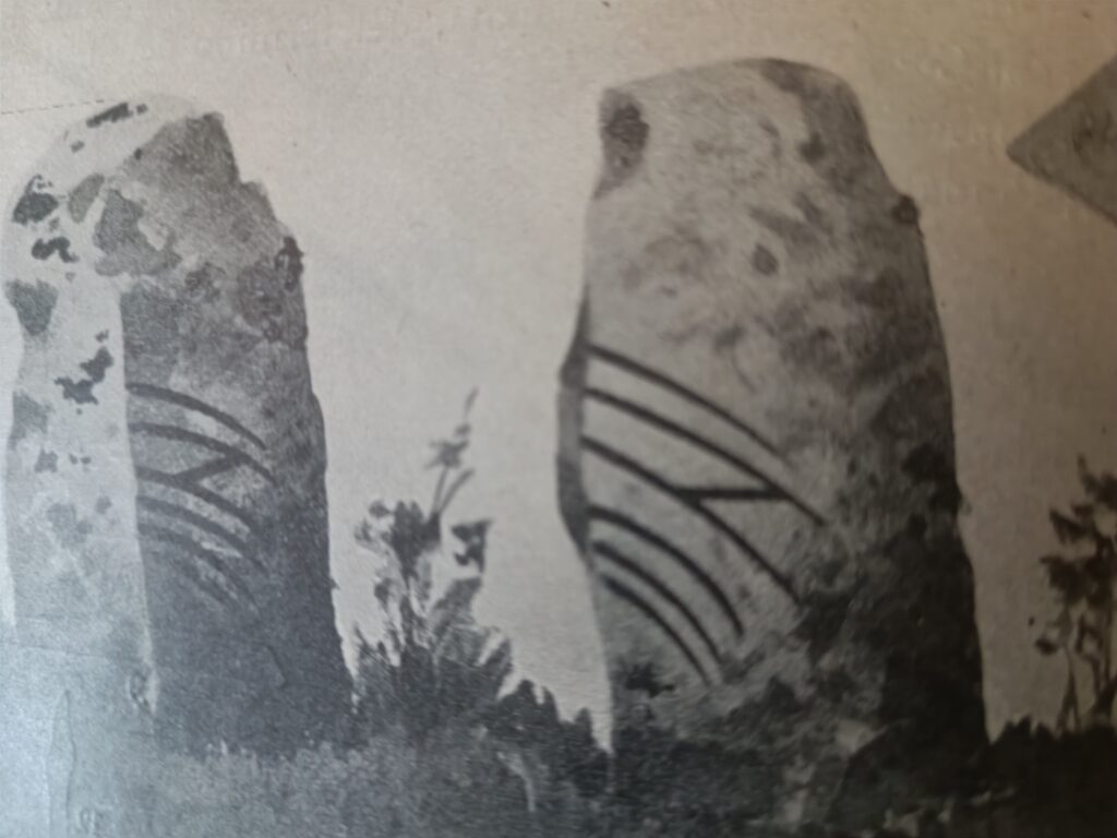 Ilustración Menhir de Roldan en 1912