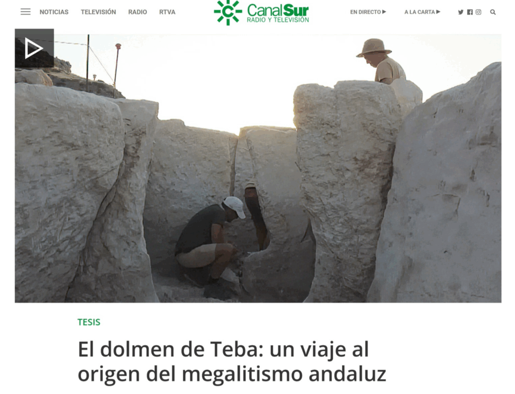 Dolmen de la Lentejuela en Teba reportaje el Canal Sur