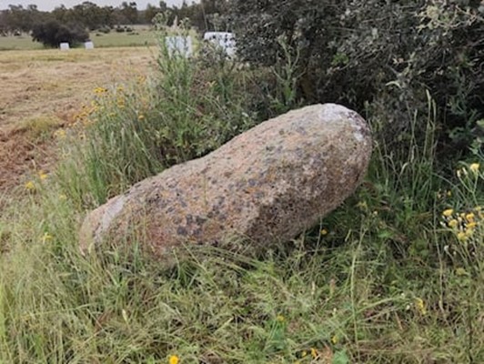 Menhir tumbado de Gamonal mayo 2025